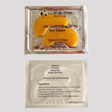 Lux Glow 24k Gold Collagen Eye Masks